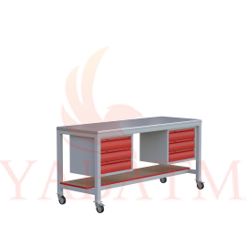 Panosuz 6 Çekmeceli Çalışma Tezgahı