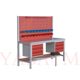 KAMPANYALI 2 MT TABURELİ ÇALIŞMA TEZGAHI 6 ÇEK.