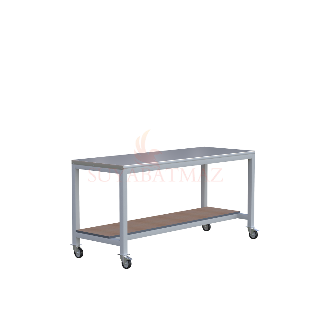 Panosuz Tekerlekli Çalışma Masası