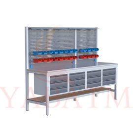 KAMPANYALI 2.5 MT ÇALIŞMA TEZGAHI 12 ÇEK.